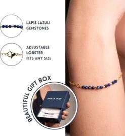 Shine 18K Gold & Lapis Lazuli Morse Code Bracelet | Matthew 5:16 7 Shine 18K Gold & Lapis Lazuli Morse Code Bracelet | Matthew 5:16 -Lords Guidance Shop 71Eff9gjGFL. AC SY695 1