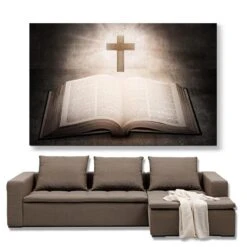 Christian Canvas Art Holy Bible