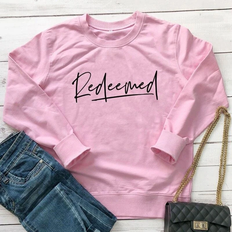 Christian Sweatshirt Redeemed 9 Christian Sweatshirt Redeemed - Image 9