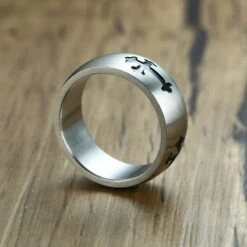 Christian Ring Black Cross -Lords Guidance Shop H4e9f08606d40422fa4ea572f3eba2335I