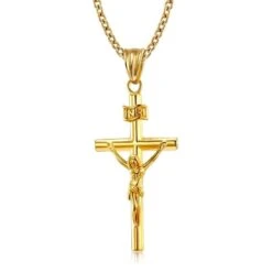 Men's Christian Necklace Jesus Christ