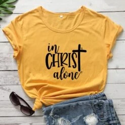 Christian T-Shirt In Christ Alone -Lords Guidance Shop Hd77c999907eb4dc19bac2e1bf097e934b 1aa725a7 92d6 499c a72e 9ab298c29aa4