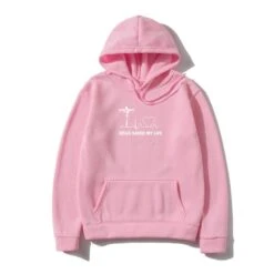 'Jesus Saved My Life' Christian Slogan Hoodie 35 'Jesus Saved My Life' Christian Slogan Hoodie -Lords Guidance Shop JesusSavedMyLifePink 8a7408a3 a497 465c 9c2d 3cefe1106239