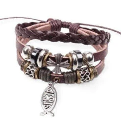 Christian Bracelet Jesus Fish Charm