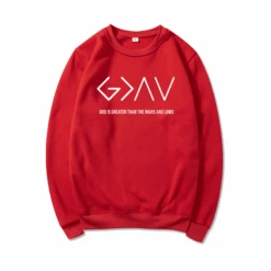 Highs And Lows Sweatshirt 23 Highs And Lows Sweatshirt -Lords Guidance Shop SloganRed