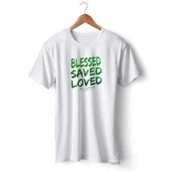 Christian T-Shirt Blessed By Jesus