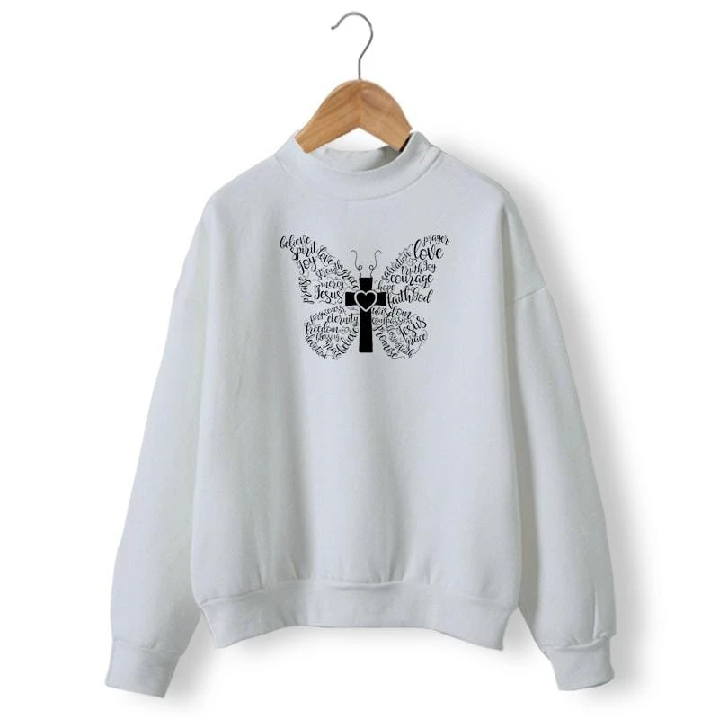 Christian Sweatshirt Butterfly 6 Christian Sweatshirt Butterfly - Image 6