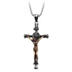 Men's Christian Necklace Jesus INRI