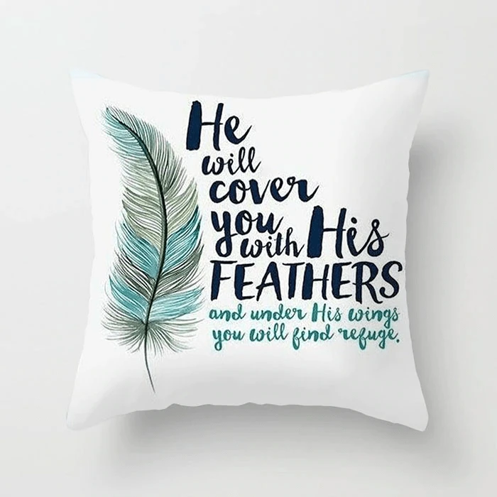 Christian Pillow Cover Psalm 91 1 Christian Pillow Cover Psalm 91