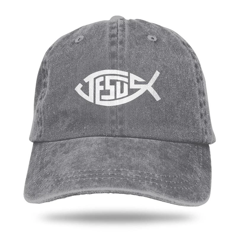 Christian Cap Jesus Fish Cap 3 Christian Cap Jesus Fish Cap - Image 3