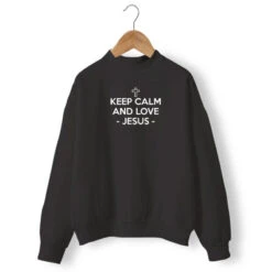 Lords Guidance Shop -Lords Guidance Shop keep calm and love jesus black