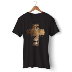 Christian T-Shirt Lion Cross