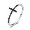 Christian Ring Black Diamond (Silver)