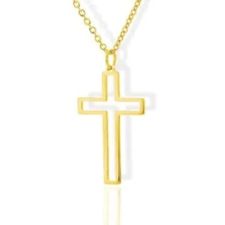 Women's Christian Necklace Hollowed